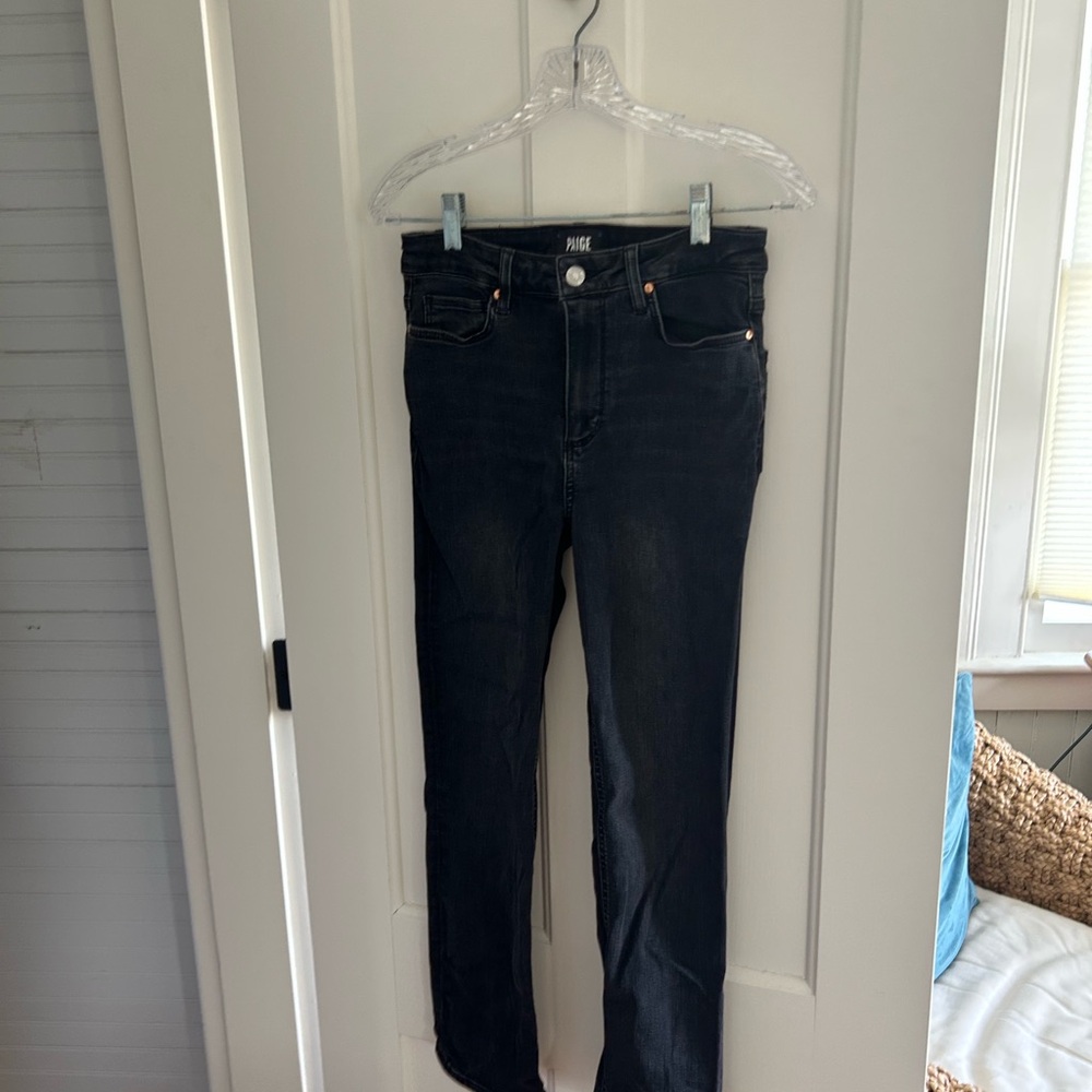 PAIGE Women's Dark Blue Skinny Jeans